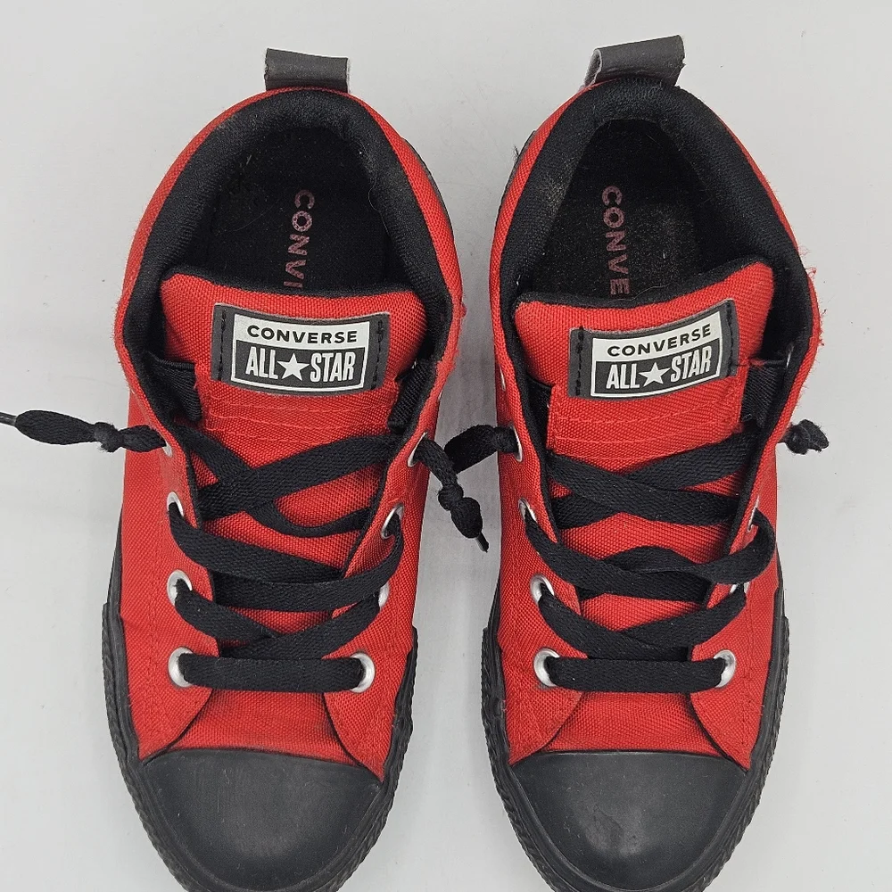 Converse Chuck Taylor Red High Top Shoes Kids Size 3